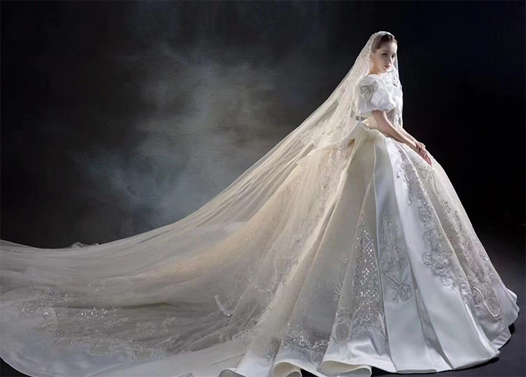 尼龍婚紗網展示